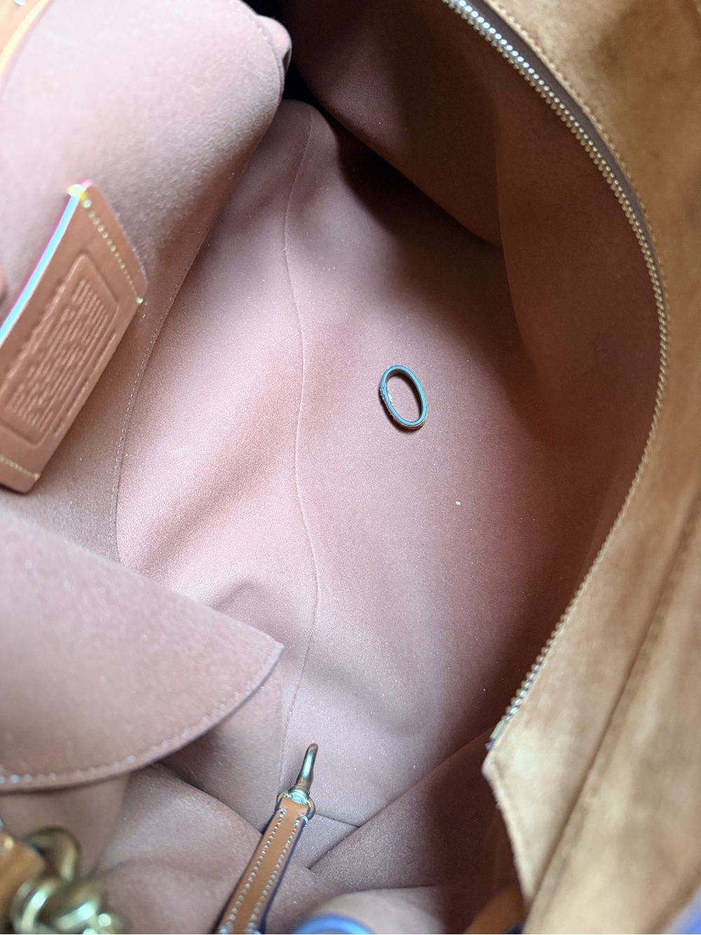 Coach empire carryall 40 Suede with Leather Tag (Fall bag πππ)! - Picture 8 of 12